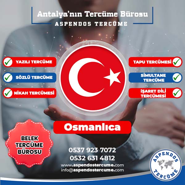 Antalya_Belek_Osmanlica_Tercume_Hizmeti