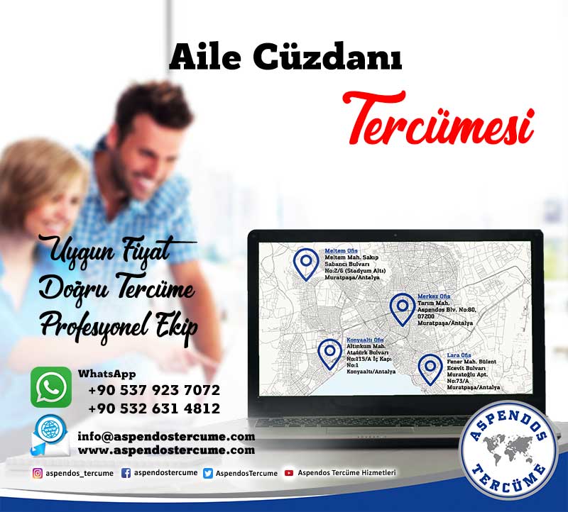 Aile Cüzdanı Tercümesi