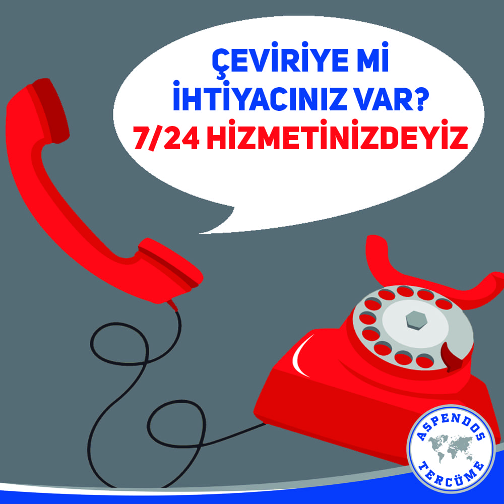 Acil Tercümelerde 7/24 Yanınızdayız!